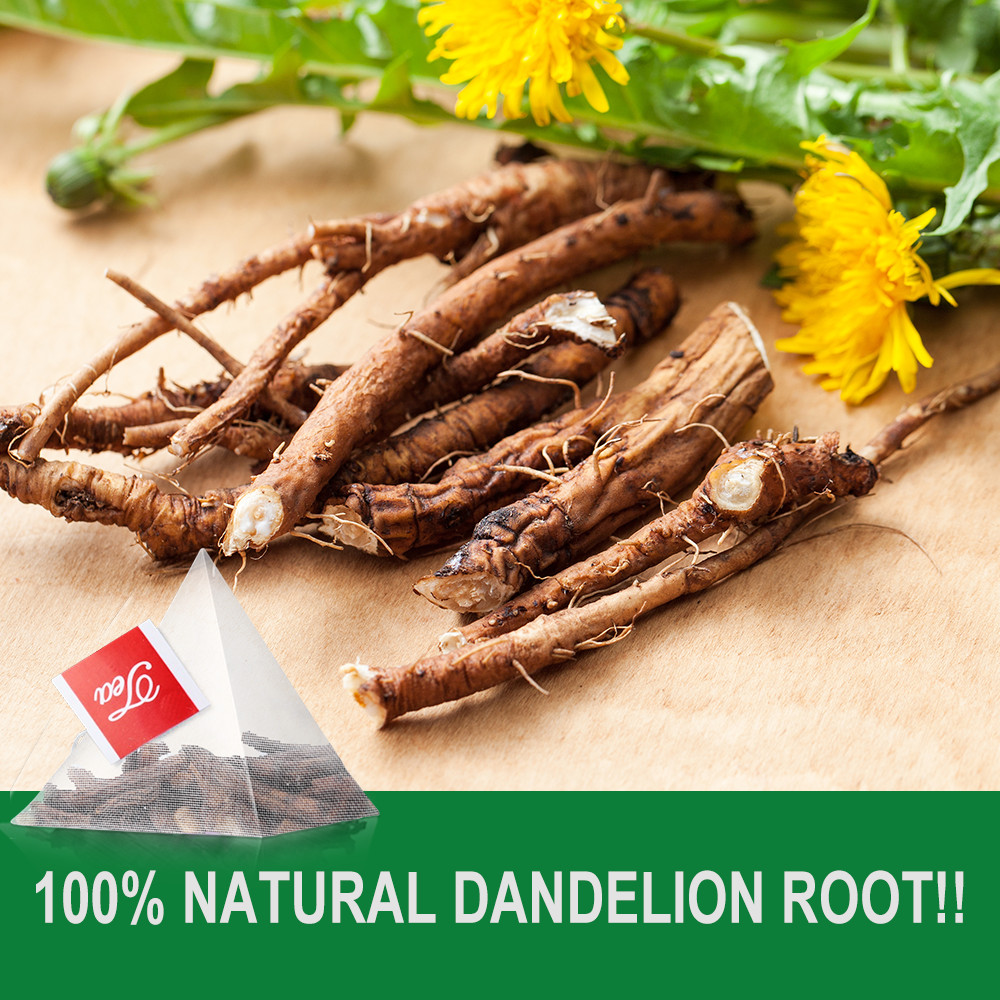 Dandelion Tea 24 Leaf & Root Herbal Tea Bags for Liver & Kidney Health Detox