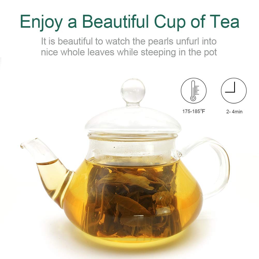 Jasmine Pearl Tea Jasmine Dragon Pearls Loose Leaf Green Tea Jasmine Gree…