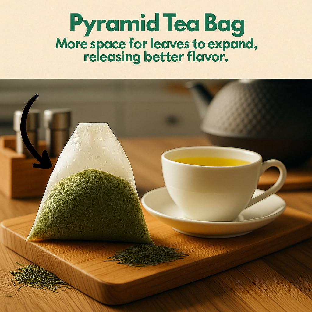 Organic Mullein Tea, 100 Count Plant-Based Pyramid Tea Bags