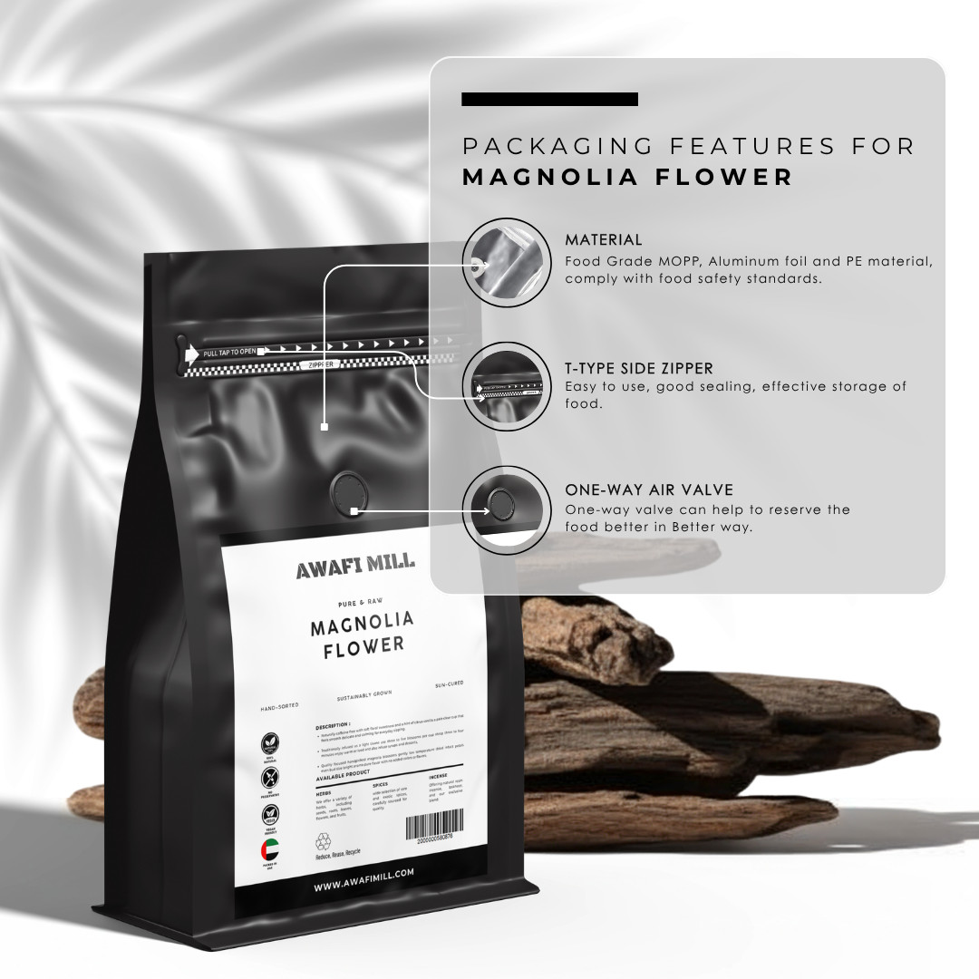 AWAFI MILL Magnolia Flower – 250 g | 9 Oz