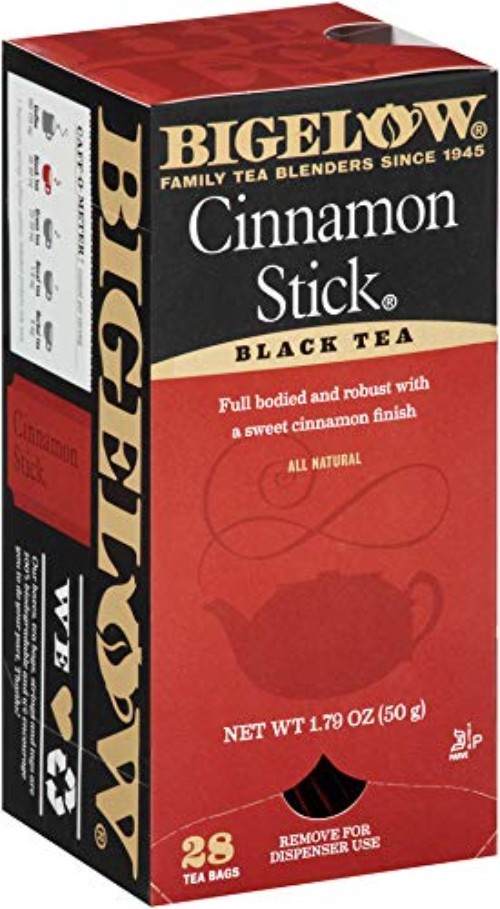 Bigelow Ginger Cinnamon Black Tea Bags – Perfect Coffee Substitute, 28 Count x 6