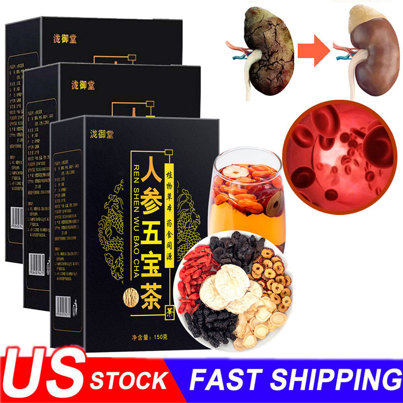 Kidney Tea Formula Ginseng Six Treasure Tea, Kidney Tea Chinese Herbal Tea 2024