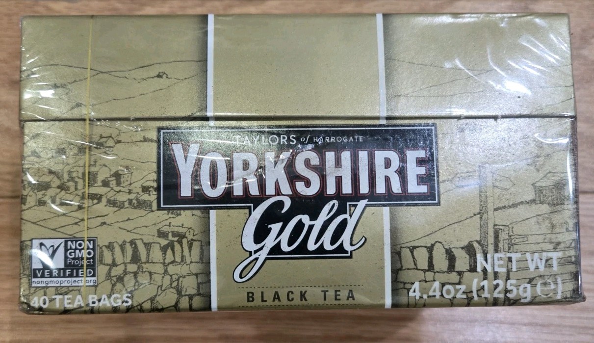 Yorkshire Tea Gold, Black Tea, 40 Count, Premium Blend, Rich, New