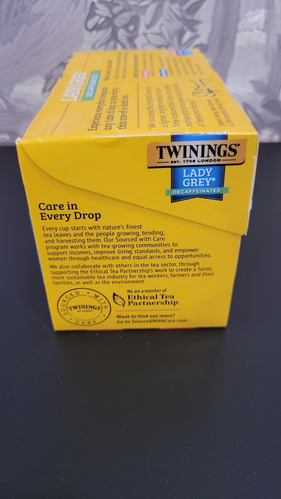 6 Packs – Twinings Lady Grey Decaffeinated Black Tea – 20 Count each box