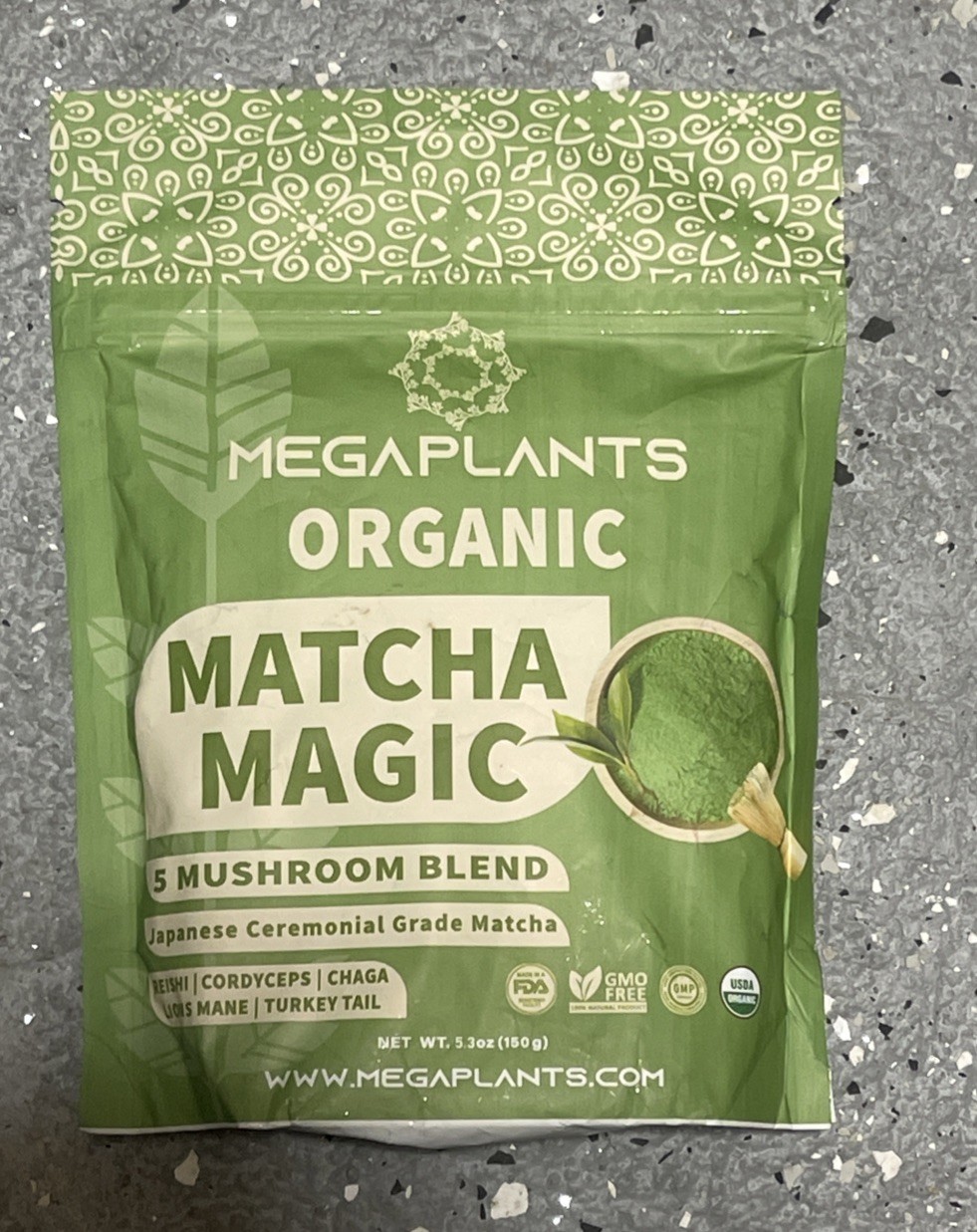 MEGAPLANTS Mushrooms Matcha Magic – USDA Organic Ceremonial Grade Japanese Ma…