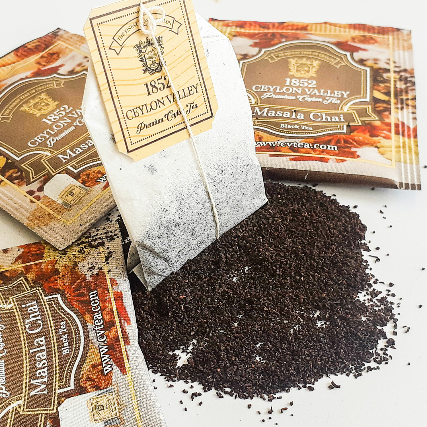 FRESH STOCK Ceylon Masala Chai DC – Earl Grey Black Tea Blend 300 Sachets No Box