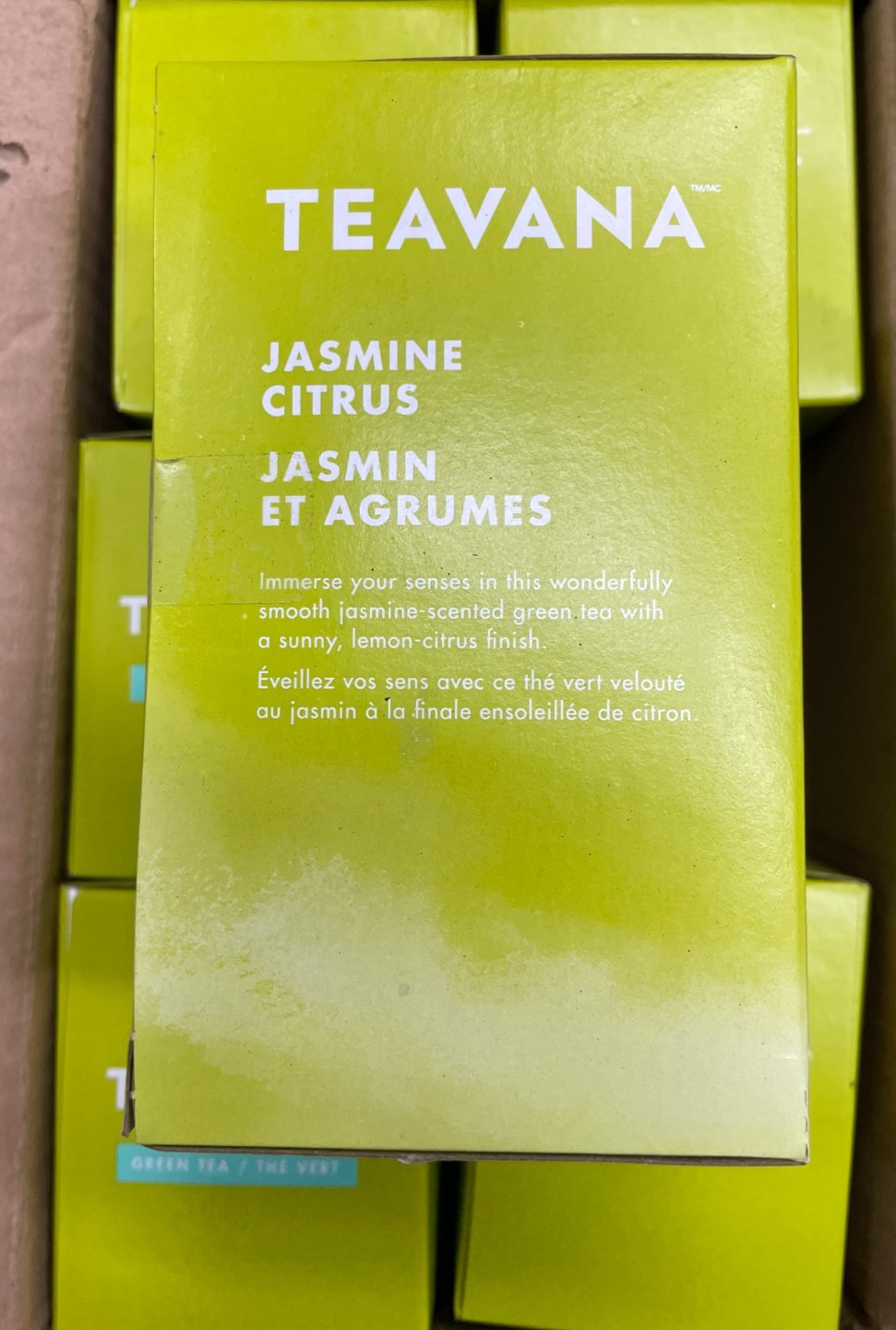 6x Teavana Jasmine Citrus Green Tea 24ct. Filterbags