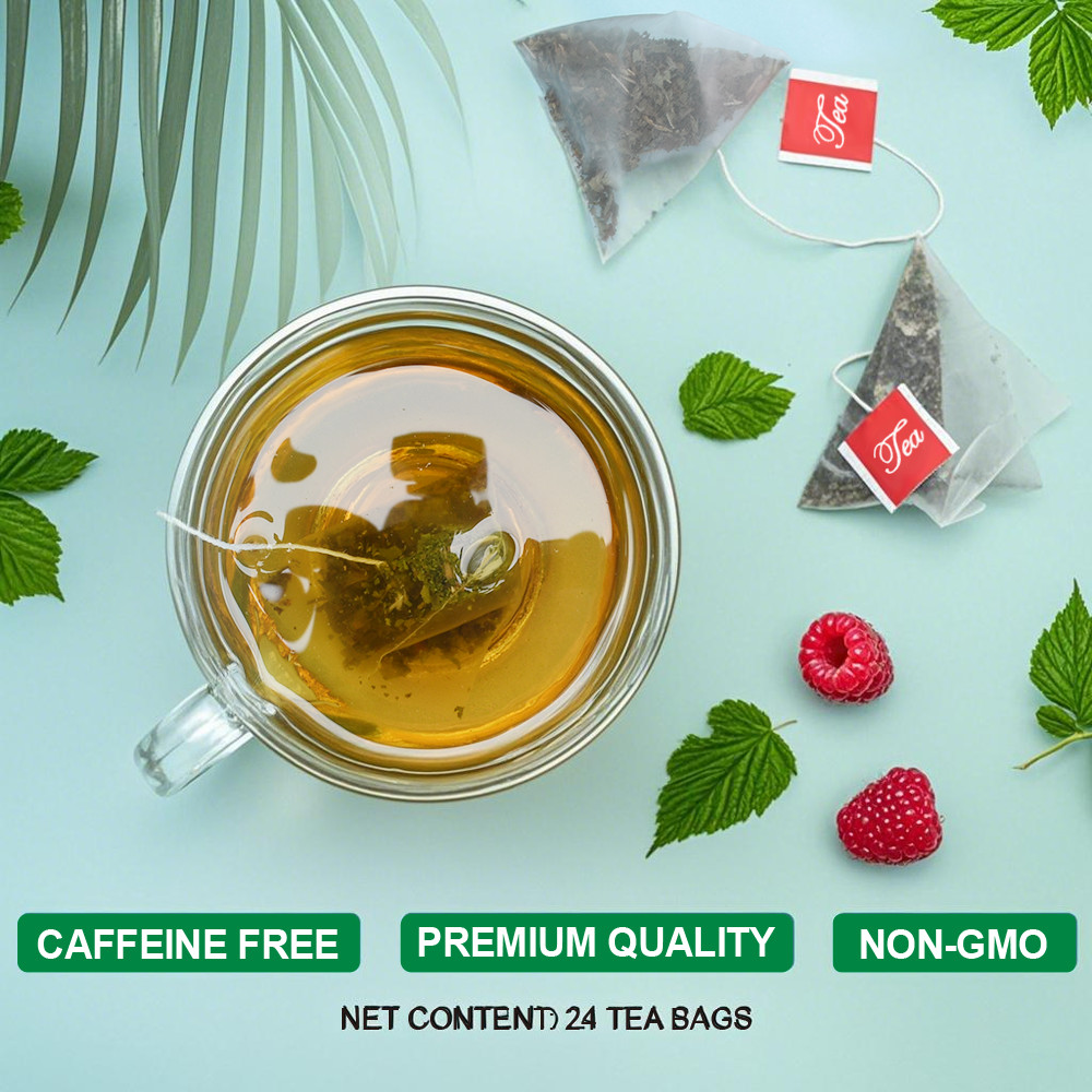 Organic Raspberry Leaf, Pregnancy Tea, Caffeine Free, Non-GMO – 24 Tea Bags