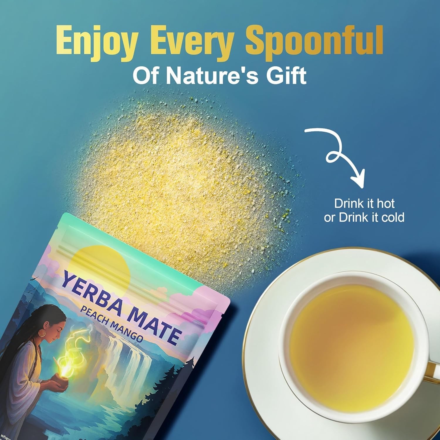 Yerba Mate Instant Tea Powder, Super MateTea for Natural Energy & Gut…