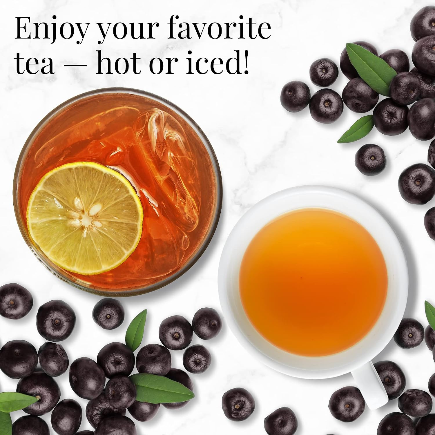 The Republic of Tea Acai Berry Green Tea – Caffeinated Superfruit – Natural Heal