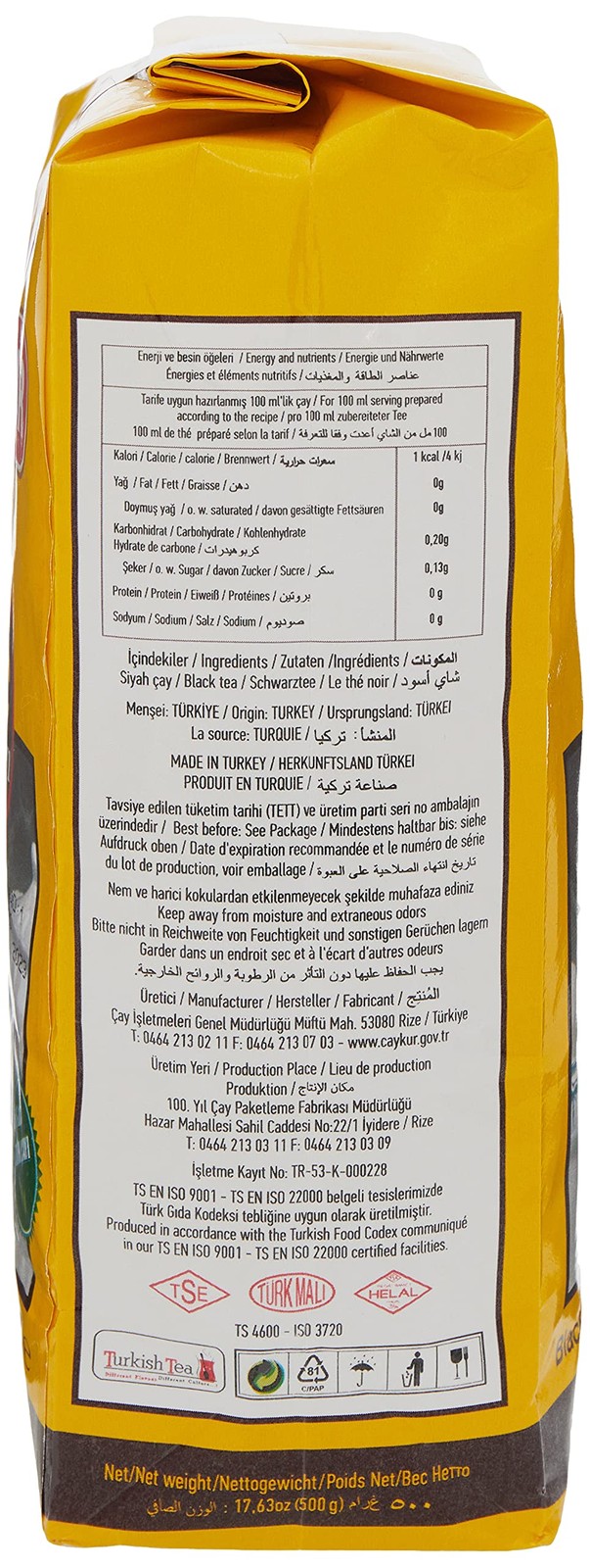 Caykur Black Tea, Rize, 500 grams
