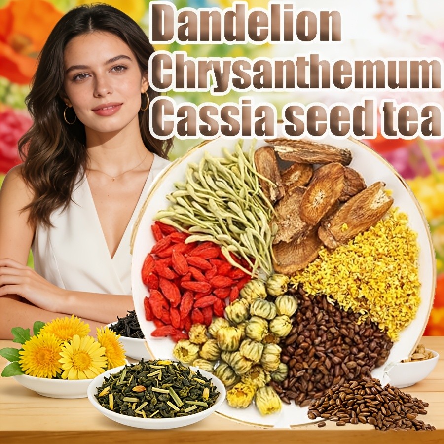 Chrysanthemum Cassia Seed & Burdock Goji Berry Tea, & Detox Herbal