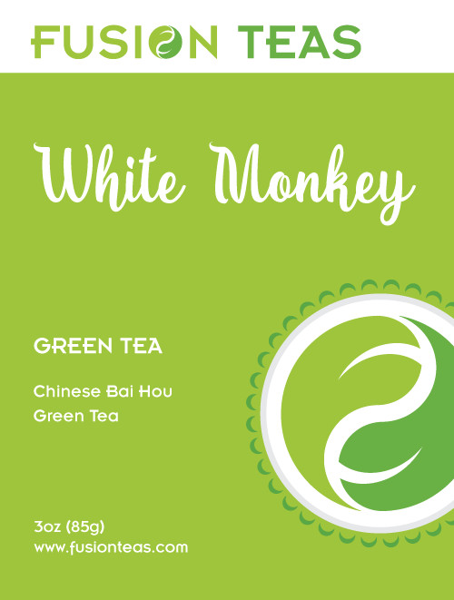 White Monkey ( Bai Mao Hou) Green Tea – Organic Chinese Loose Leaf – Fusion Teas