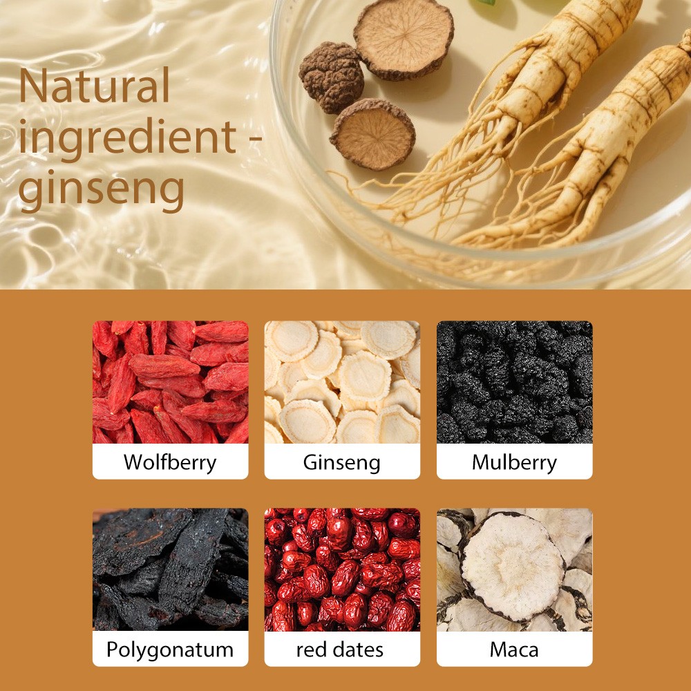 Liver Kidney Tea Ginseng Five Treasure Tea Red Date Polygonatum Maca 20-30pcs