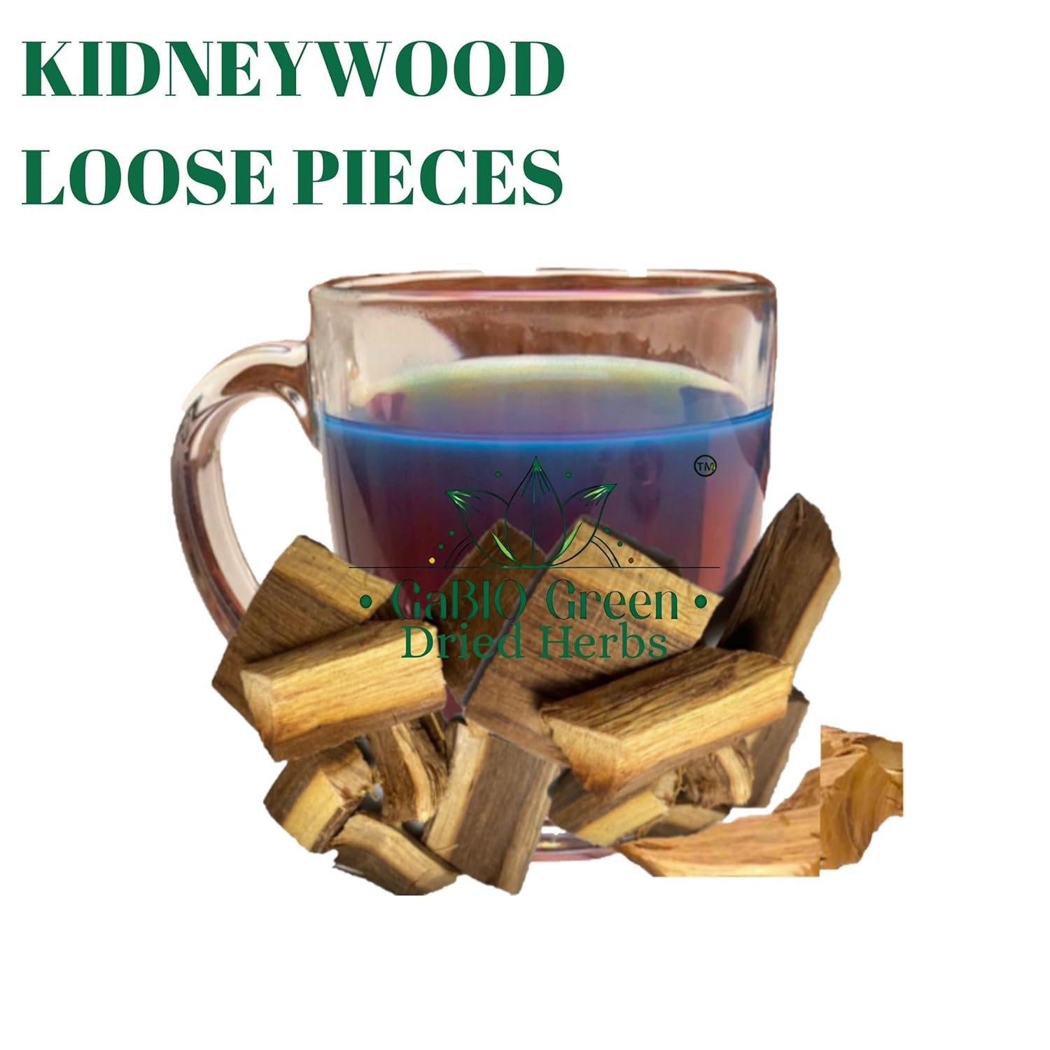 Palo Azul, Kidney Wood (4Oz/119Gr), Blue Stick Herbal Tea Bark, Palo Azul Tea, R