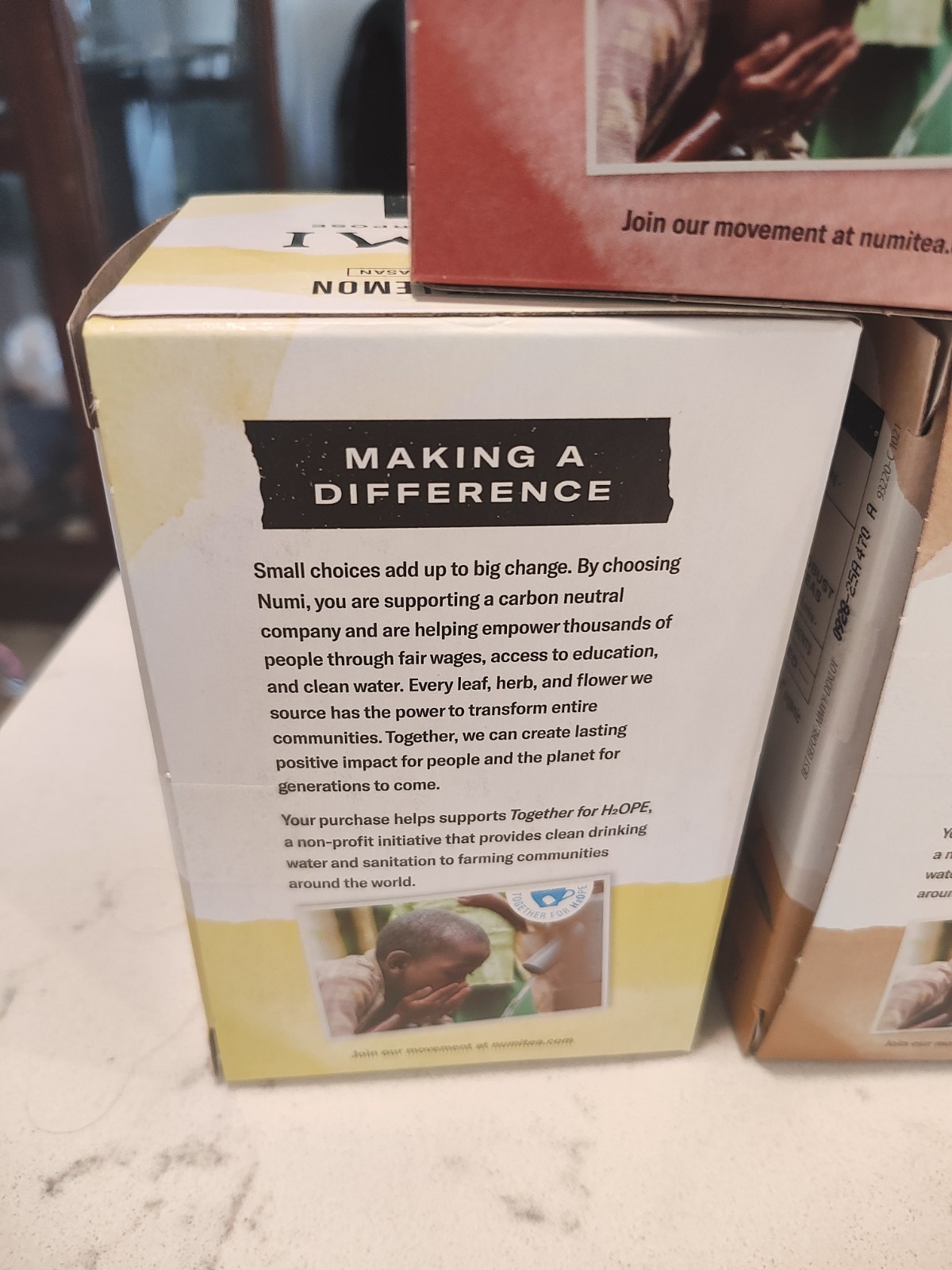 Numi Teas Bags 18 Count In Each Box 5 Individual Boxes Total 90 Tea Bags AAA