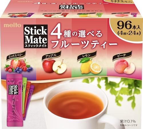 Meito Sangyo Stick Mate Fruit Tea Assortment 96P Instant (Stick) New from Japan