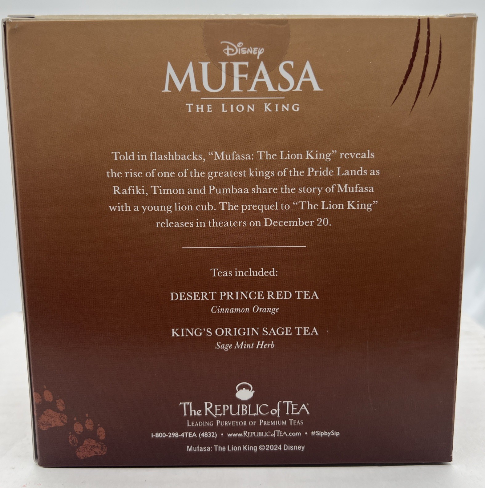 The Republic Of Tea Disney Mufasa Set – Desert Prince Red & Kings Origin Sage