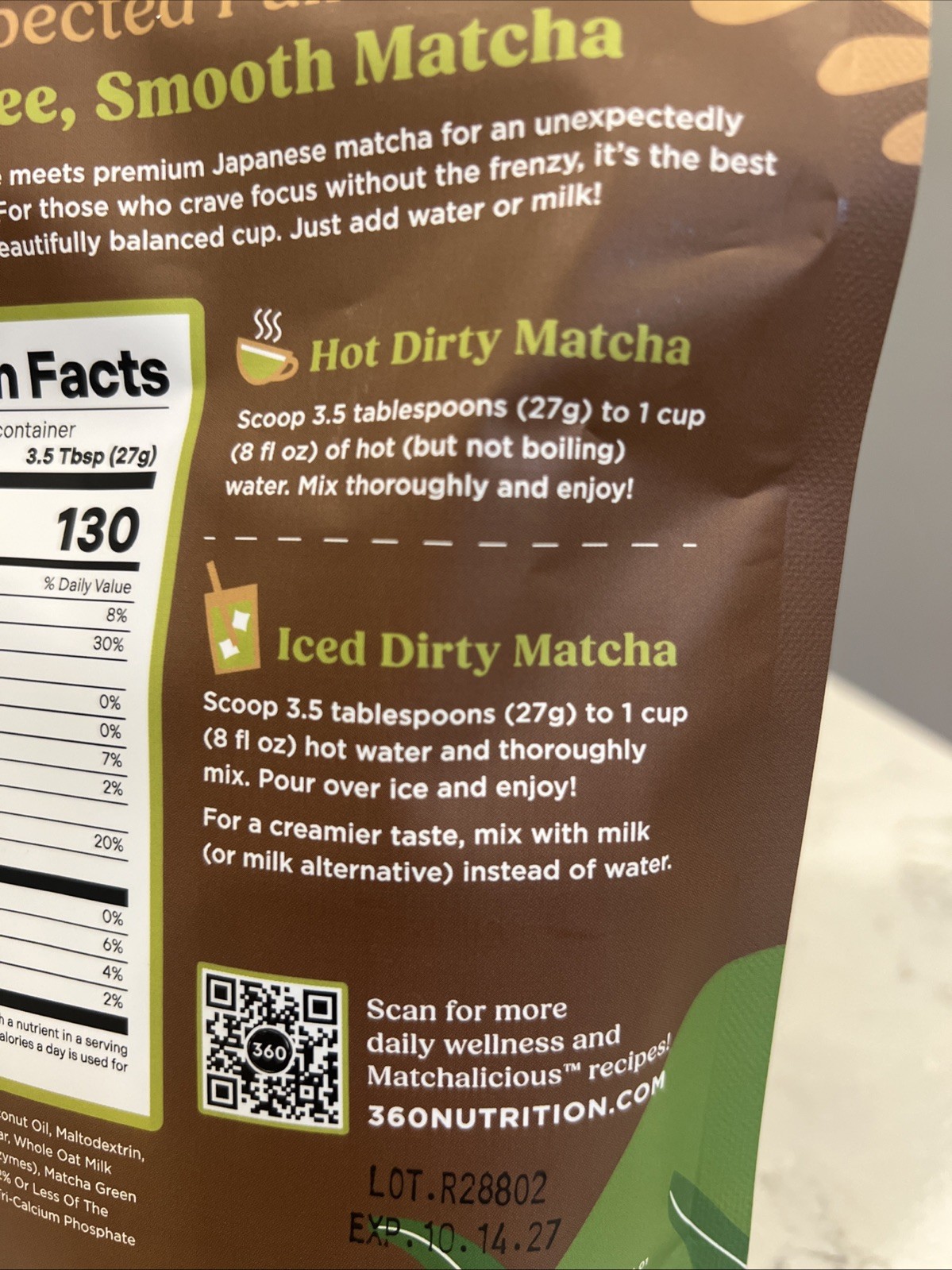 Matchalicious™ Premium Japanese Dirty Coffee + Matcha Latte 7.5oz New Exp 10/27