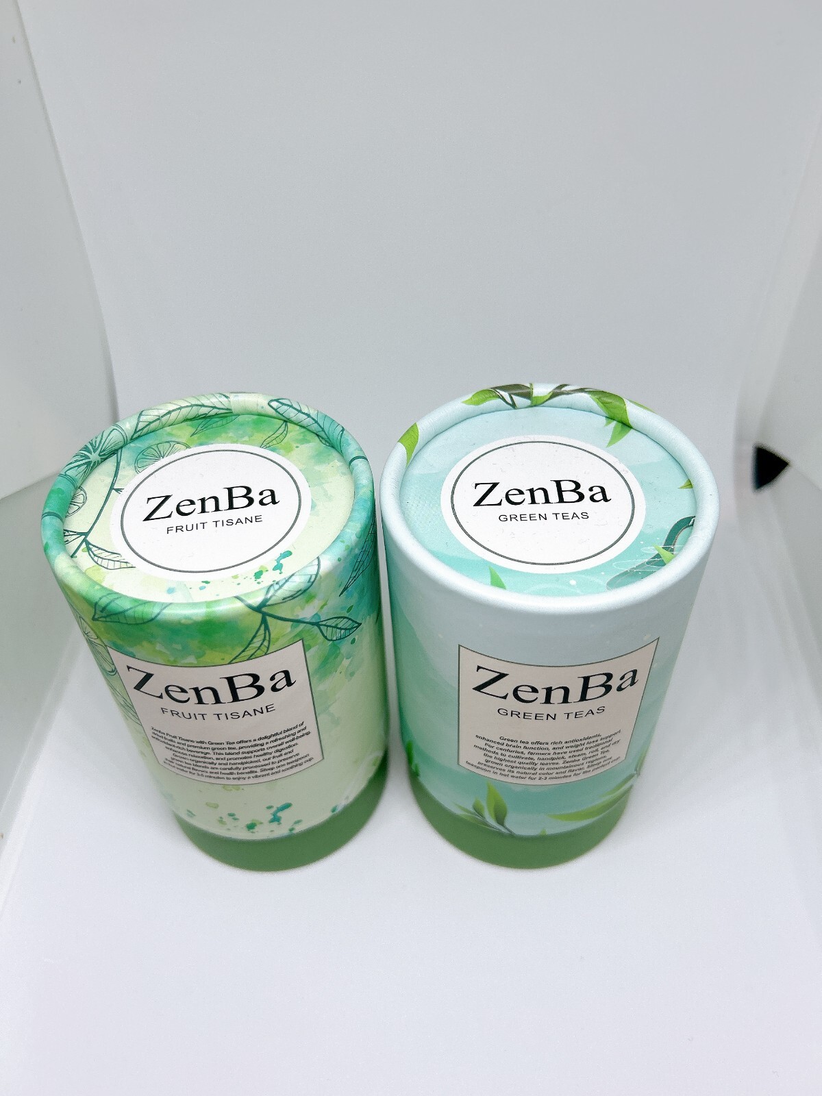 ZenBa Premium Tea Gift Set – Fruit Tisane & Green Tea, 4-Pack, Elegantly Package