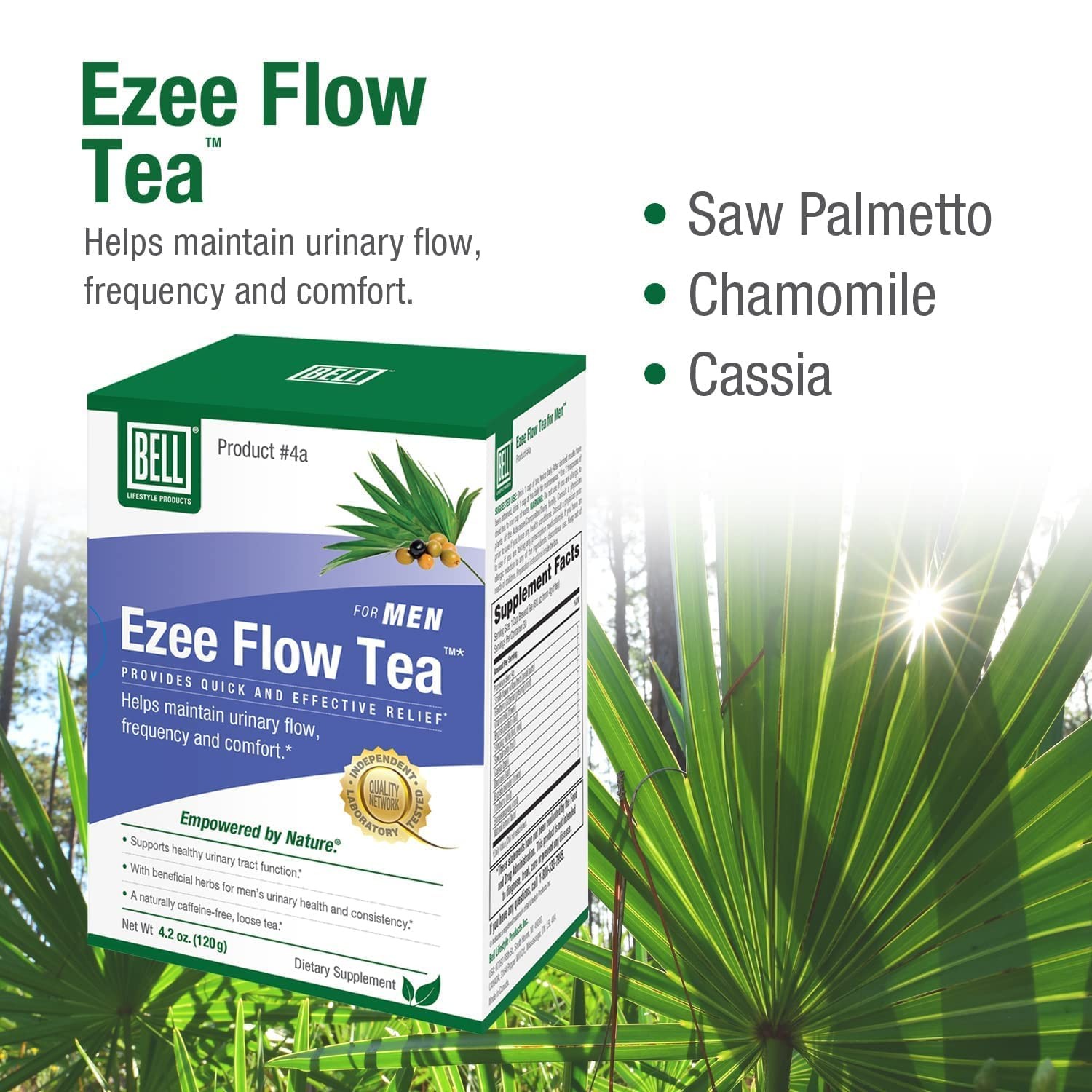Bell Ezee Flow Tea for Men by Bell Lifestyle Products – 120g. 2-Pack