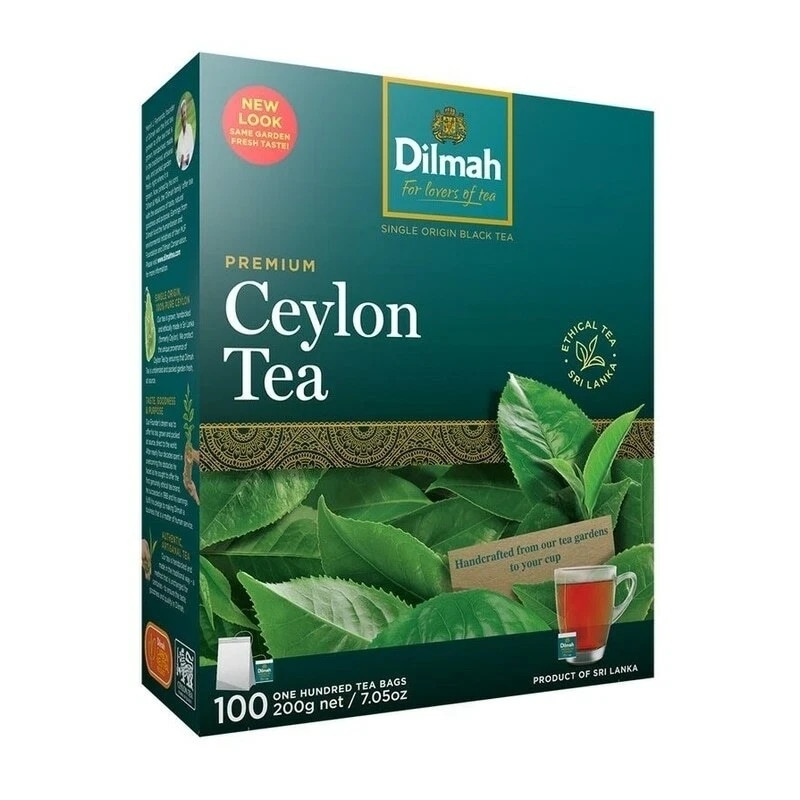 100 Tea Bags Dilmah Premium Quality Ceylon Tea Bags