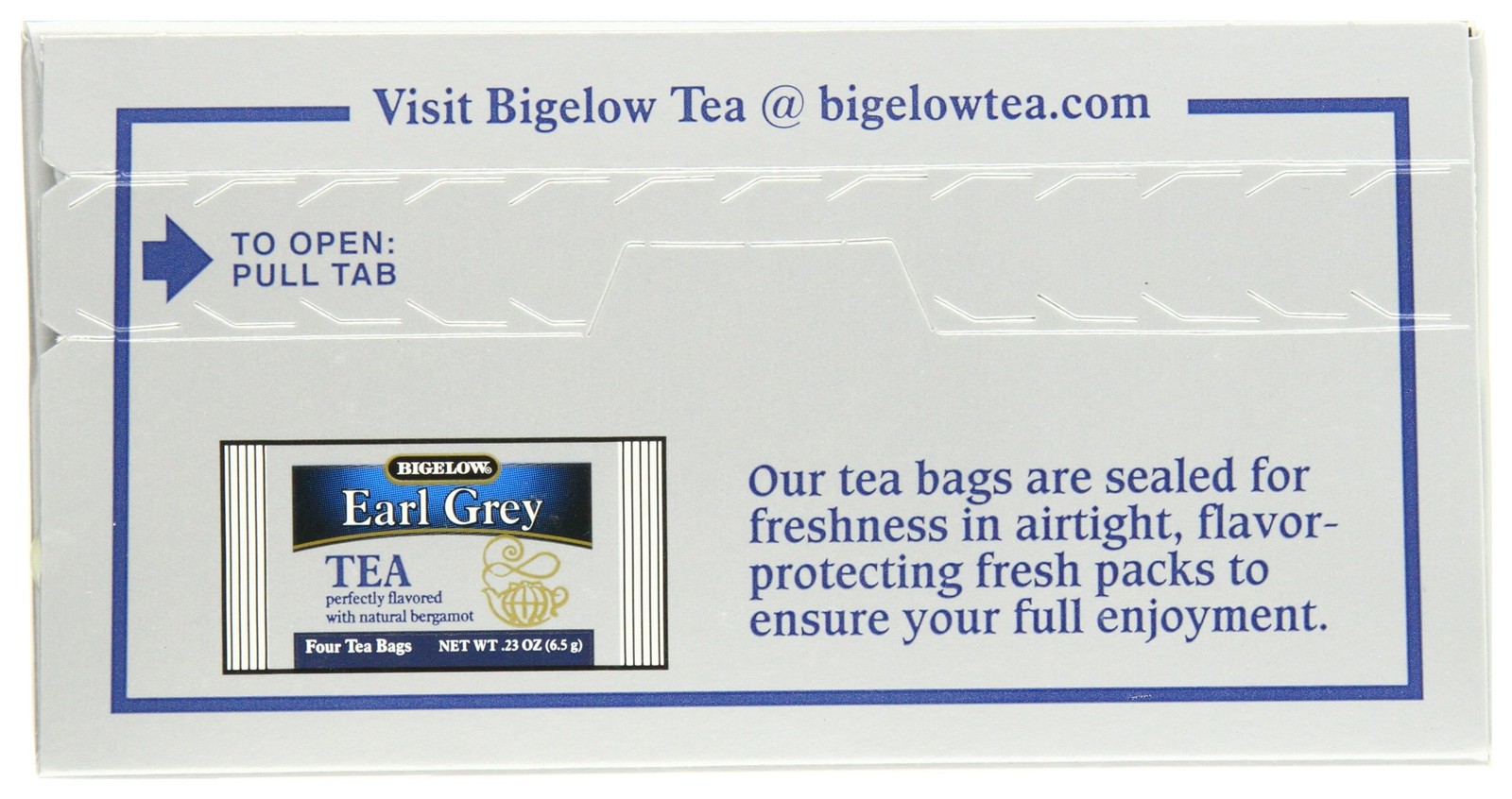 Bigelow Earl Grey Tea Bags, 40 Count – Premium Black Tea with Bergamot Flavor