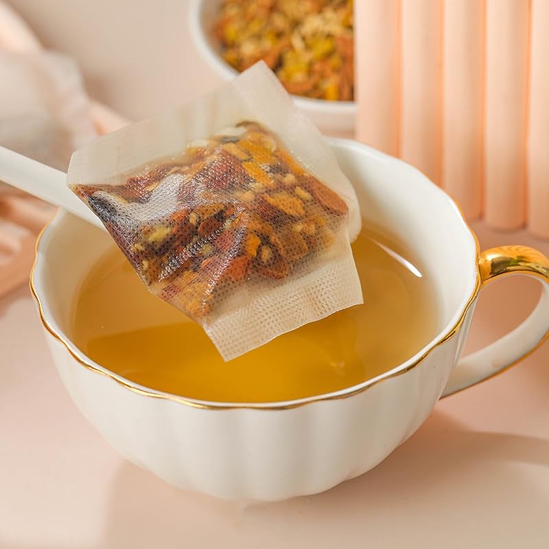 Turmeric Ginger Cinnamon Tea Bags Herbal Tea Blend, 100% Natural Ingredients…