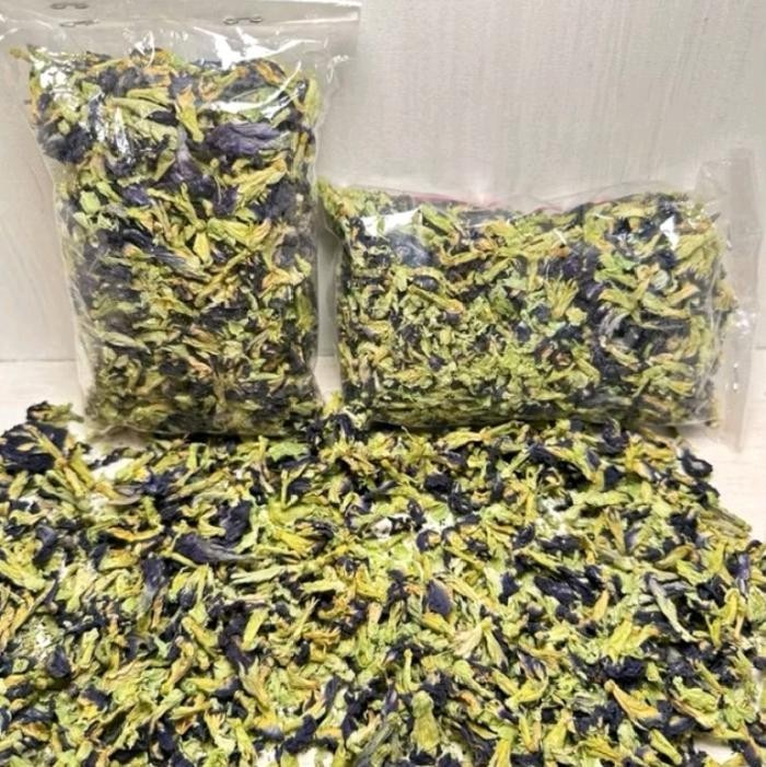 Butterfly Pea Blue Organic Tea Dried Flower Natural Herbal Drink 100% Pure Fresh