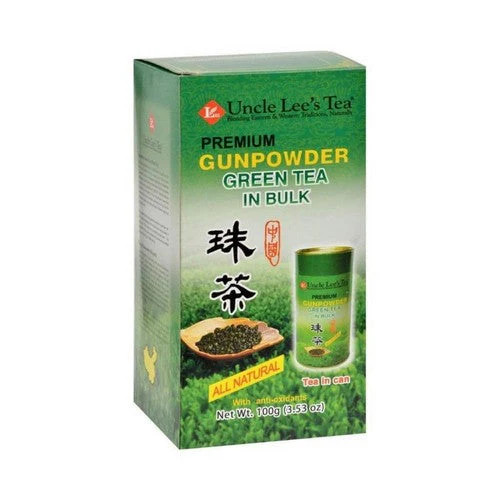 Green Tea In Bulk GUNPOWDER, 5.29 OZ By Uncle Lees Teas