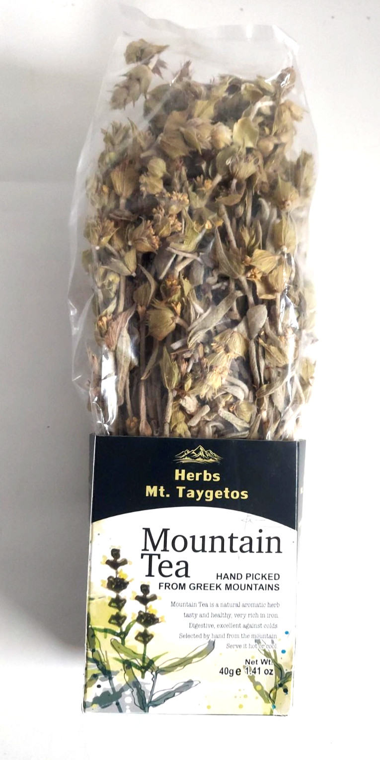 Greek Mountain Tea on Stem 40g (Mt. Taygetos) – Natural Herbal Tea – Few Left