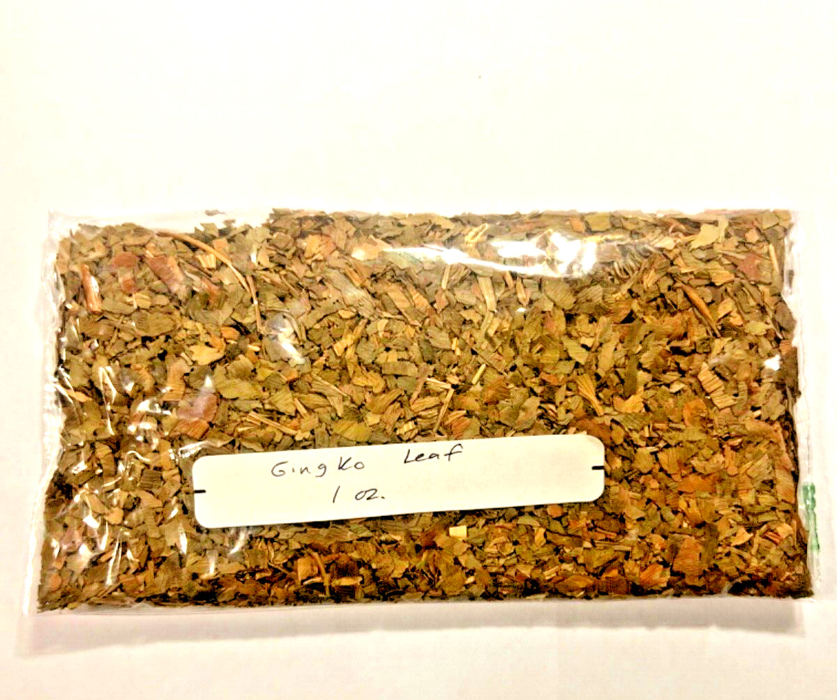 Ginkgo Leaf 1 Oz Cut & Sifted Ginkgo Biloba Herb Herbal Tea Culinary Loose