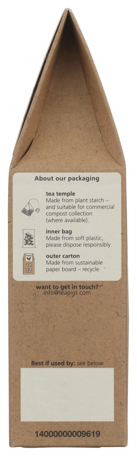 Teapigs Earl Grey Darjeeling Tea 15 Bags Ct 2.5G 6 Pack