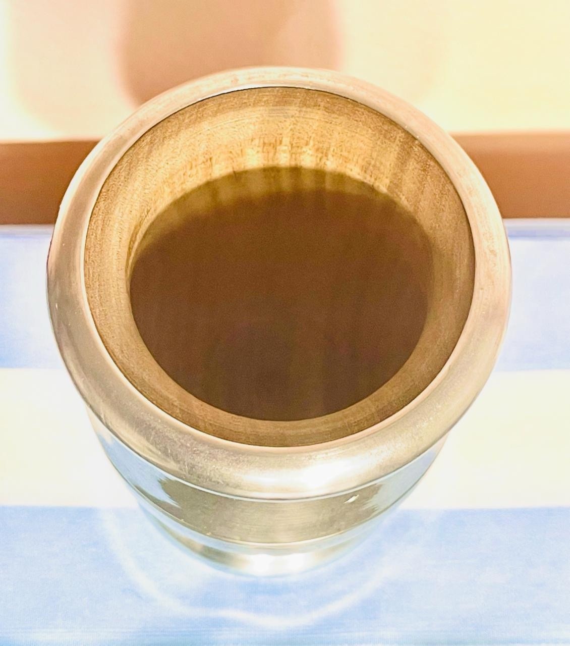 Mate cup yerba argentino (Palo Santo) + bombilla straw
