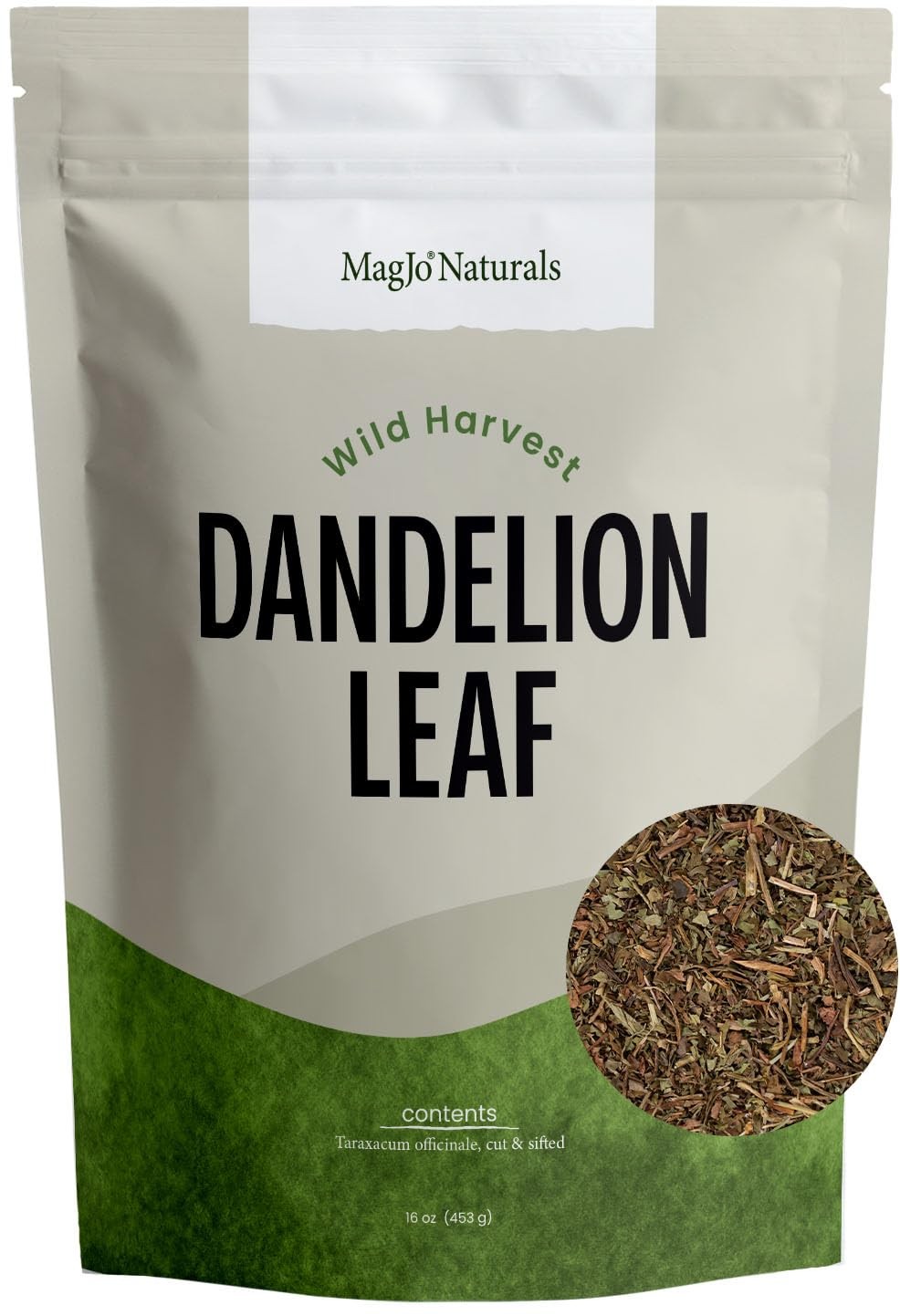 Dandelion Leaf Bulk 1 Pound Cut Sifted Dried Herbal Tea Infusion Wild Harvest