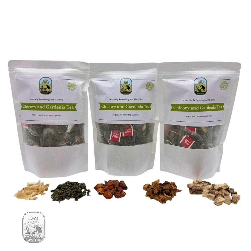 Liver Support Tea Chicory Gardenia with Kudzu Root 30 Tea Bags Kidney Support