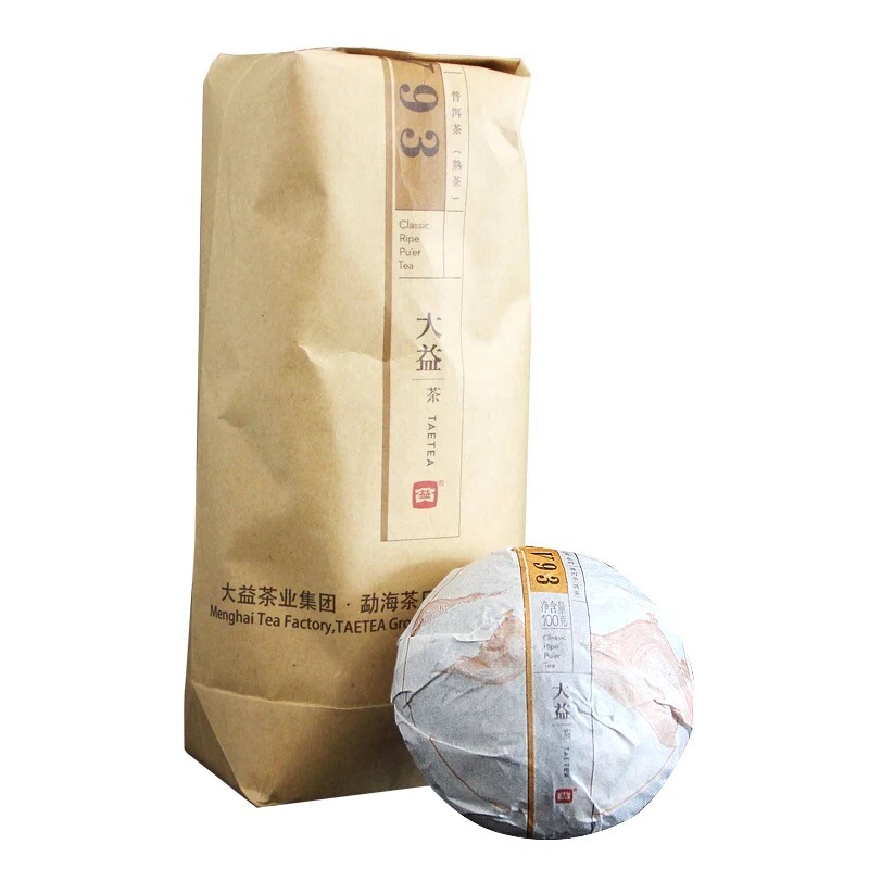 V93 Yunnan Menghai TAETEA Dayi Pu-erh Chinese Pu’er Tea Tuo Cha 2017 Ripe 500g