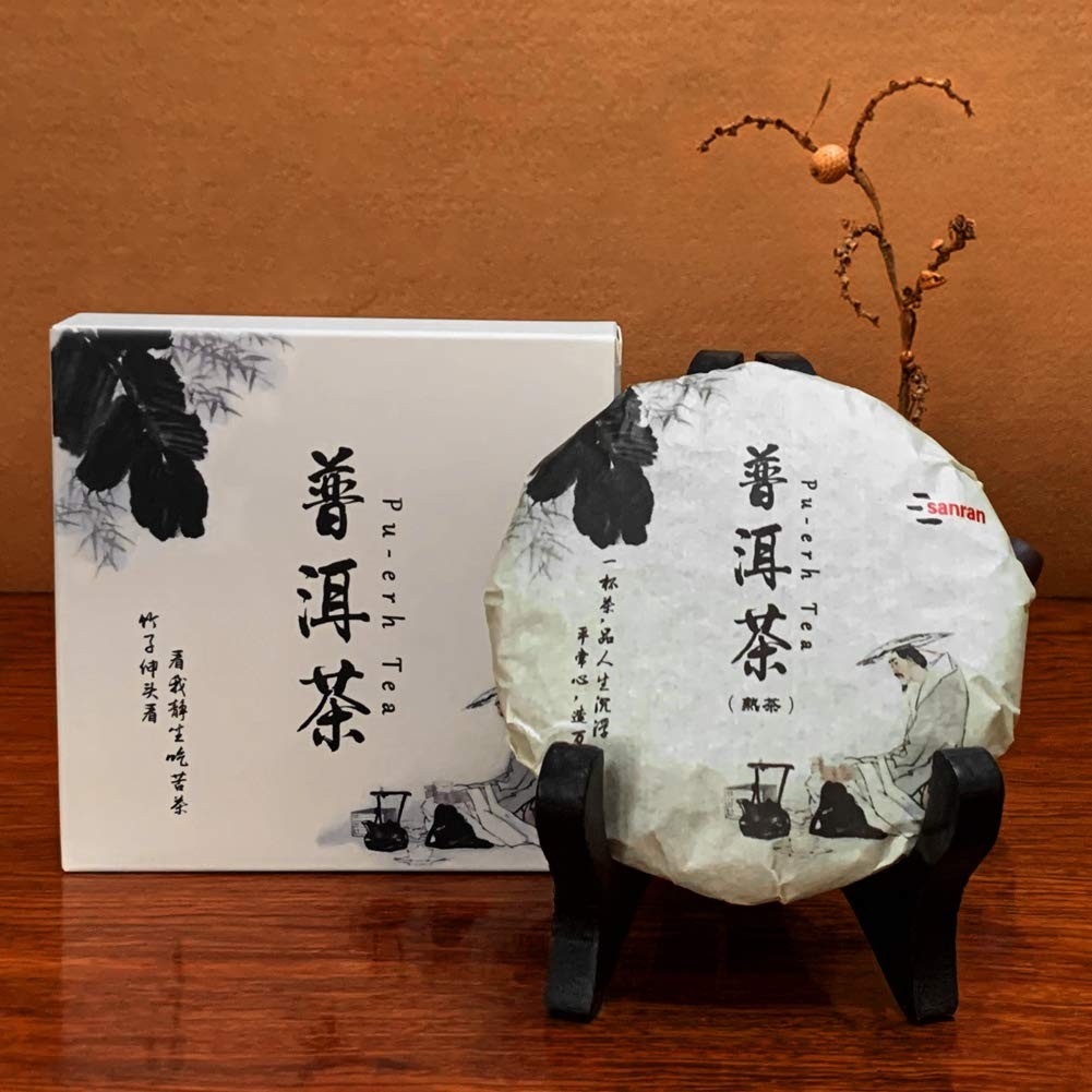 Yunnan Ripe Pu-erh Tea Cake 100g – Deep Earthy Flavor & Gentle Energy Boost