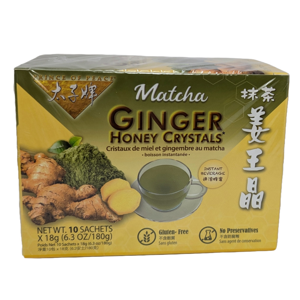 Prince of Peace – Match Ginger Honey Crystals – 10 Satchets