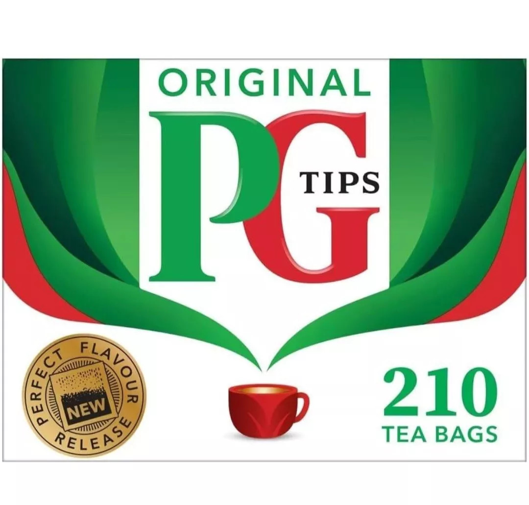 PACK OF 4-PG Tips Original Black Tea, 210 Bags Each/Box-EXPIRED 5/2026-CHEAP!