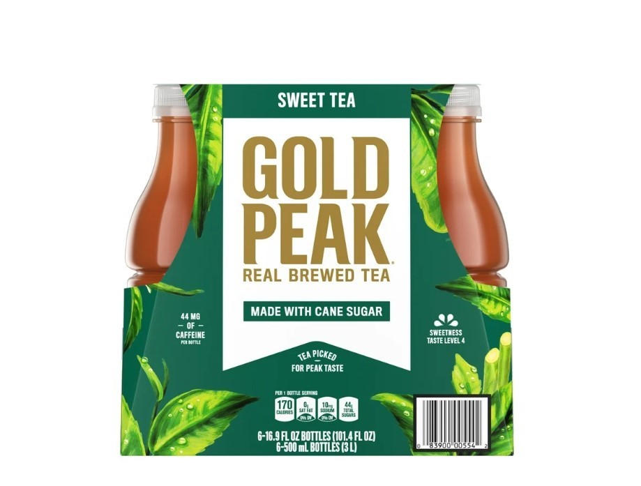 Gold Peak Iced Tea – Sweet Tea, 16.9 fl oz Bottles (6 Pack)