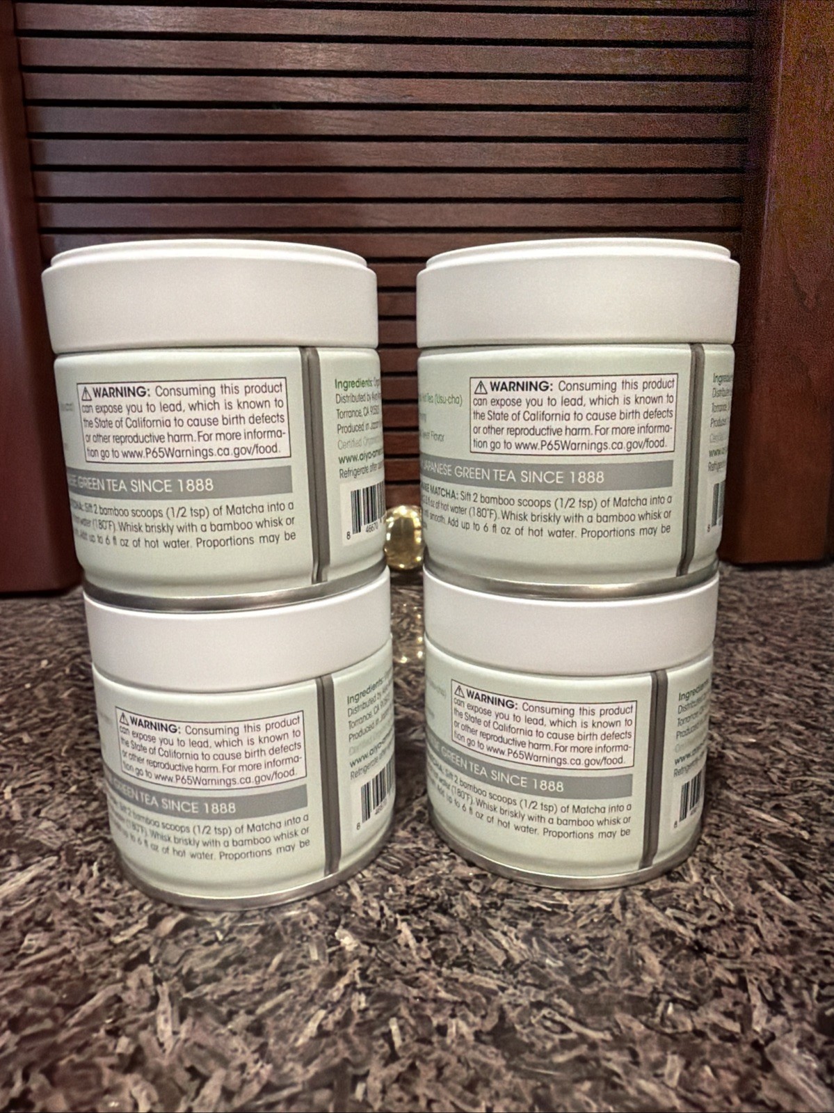 NEW AIYA Organic Ceremonial Grade Japanese Matcha Powder 30g Exp 5/2027 (4 Pcs)