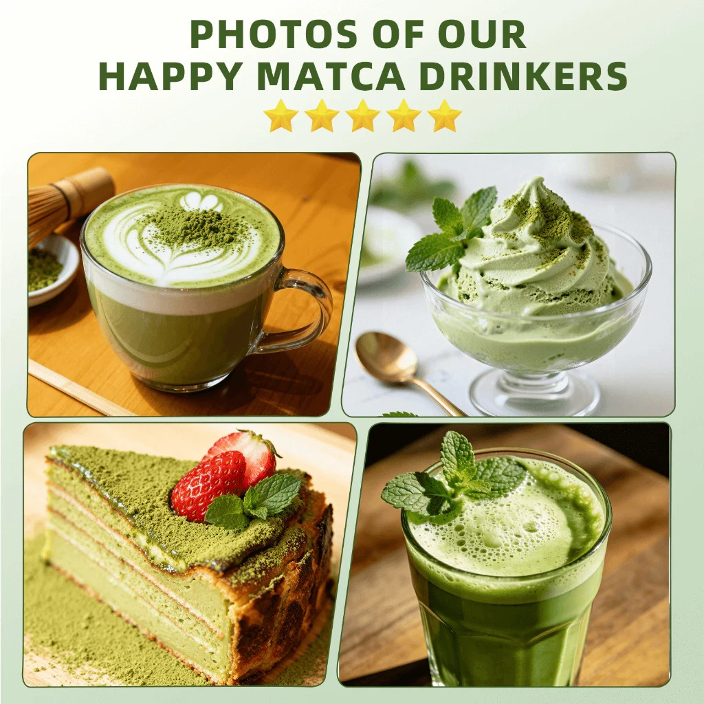 Organic Matcha Powder 100% Pure Japanese Green Tea | Baking Cake Energy Boost