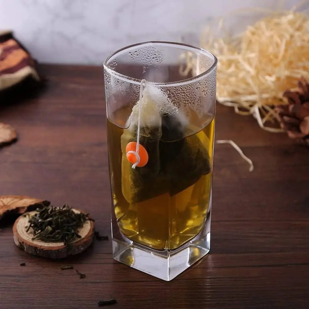 100pcs Disposable Tea Bags Loose Leaf Drawstring Empty Tea Filter Bag Infuser