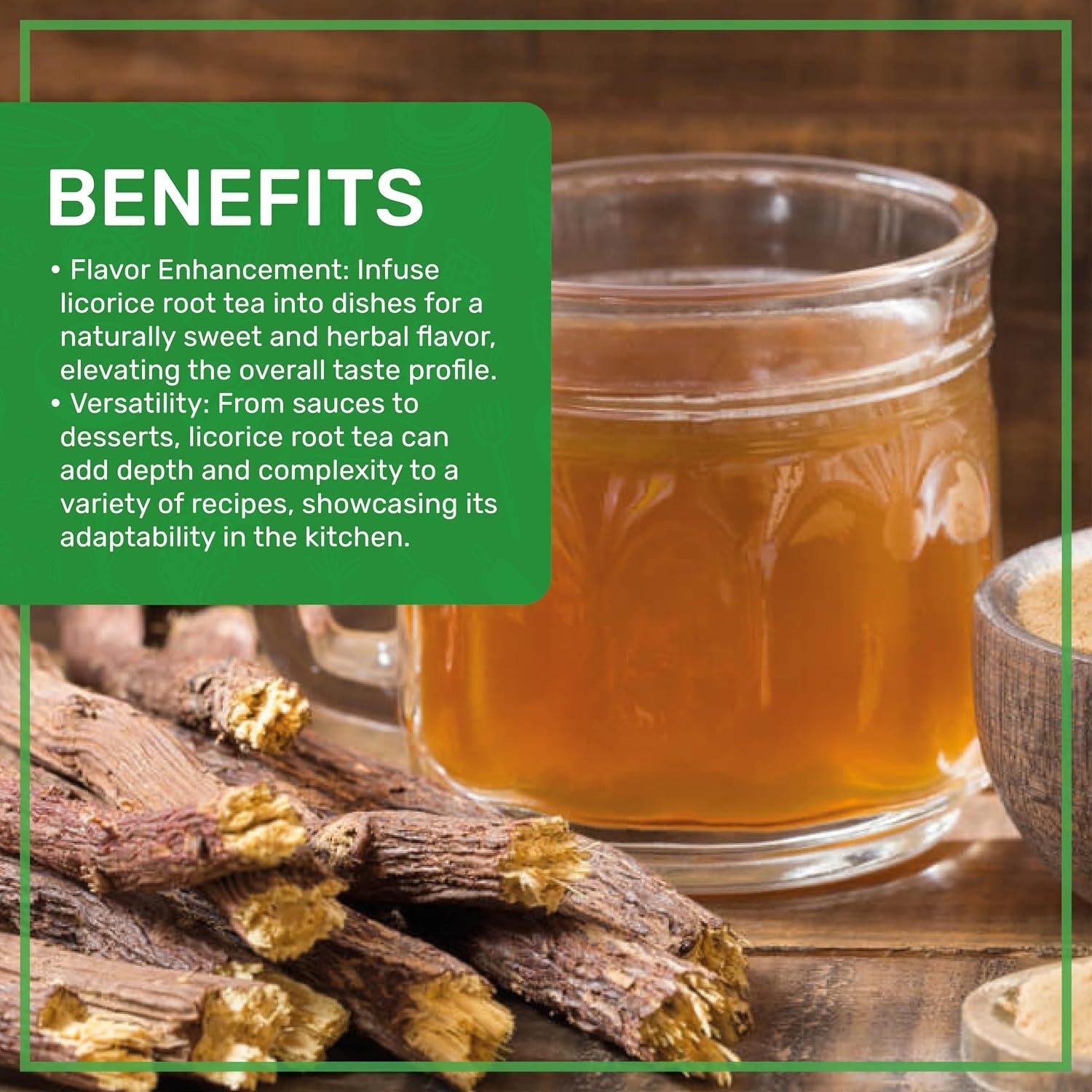 Organic Licorice Root Cut & Sifted Tea – 14 Oz for Natural Wellness