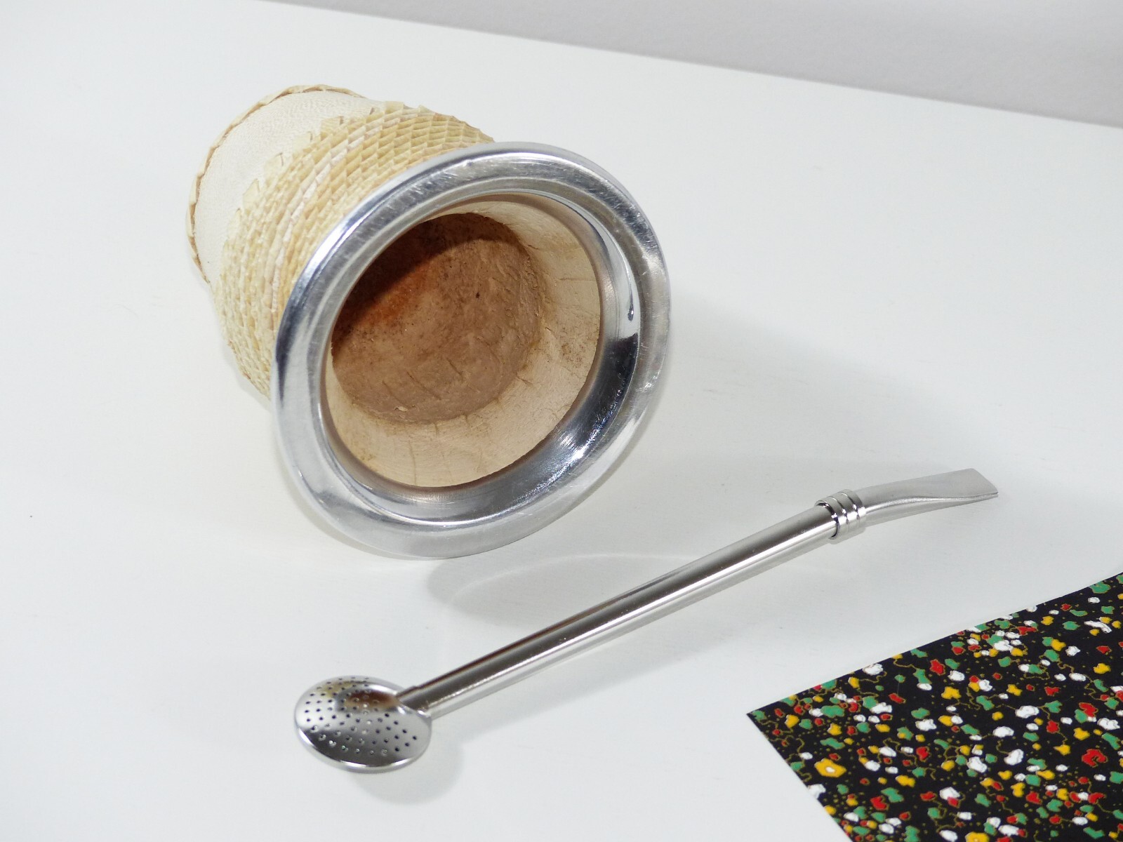 Mate Gourd Cup Camionero + Straw + Gift – Yerba Mate Tea – Handmade – Argentina