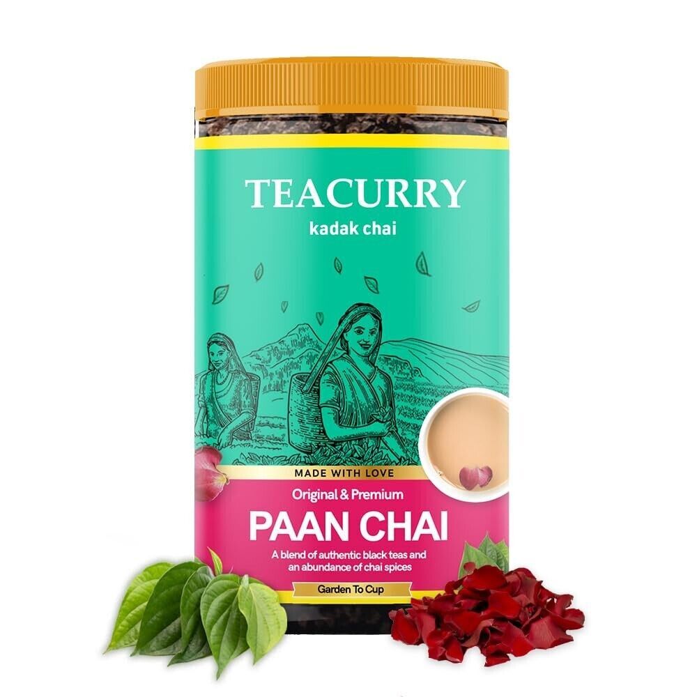 TEACURRY Paan Chai (100 Grams, 50 Cups) – Paan Chai for Digestion
