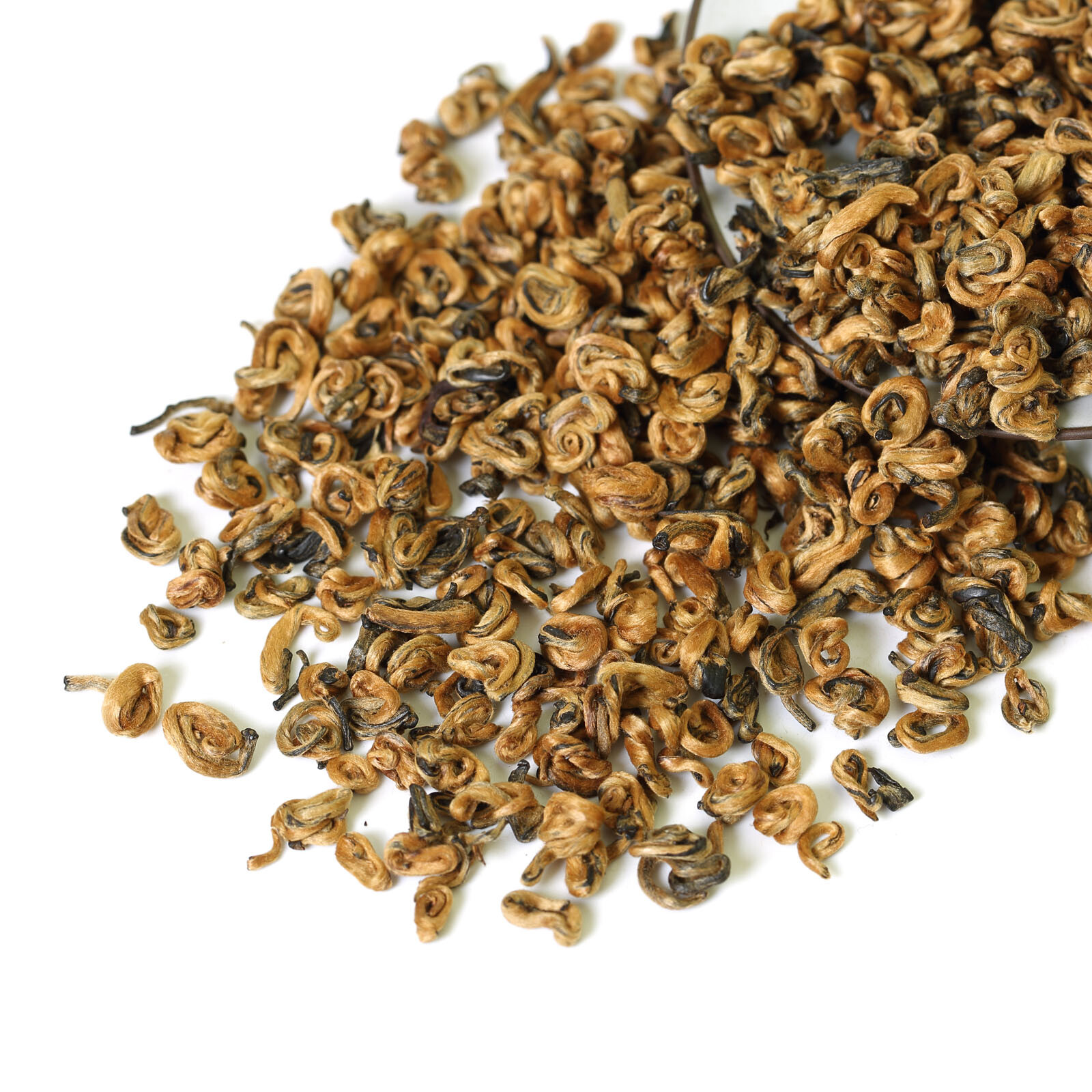 GOARTEA 100g Nonpareil Supreme Yunnan Black Tea Dian Hong Snail Golden Buds Tea