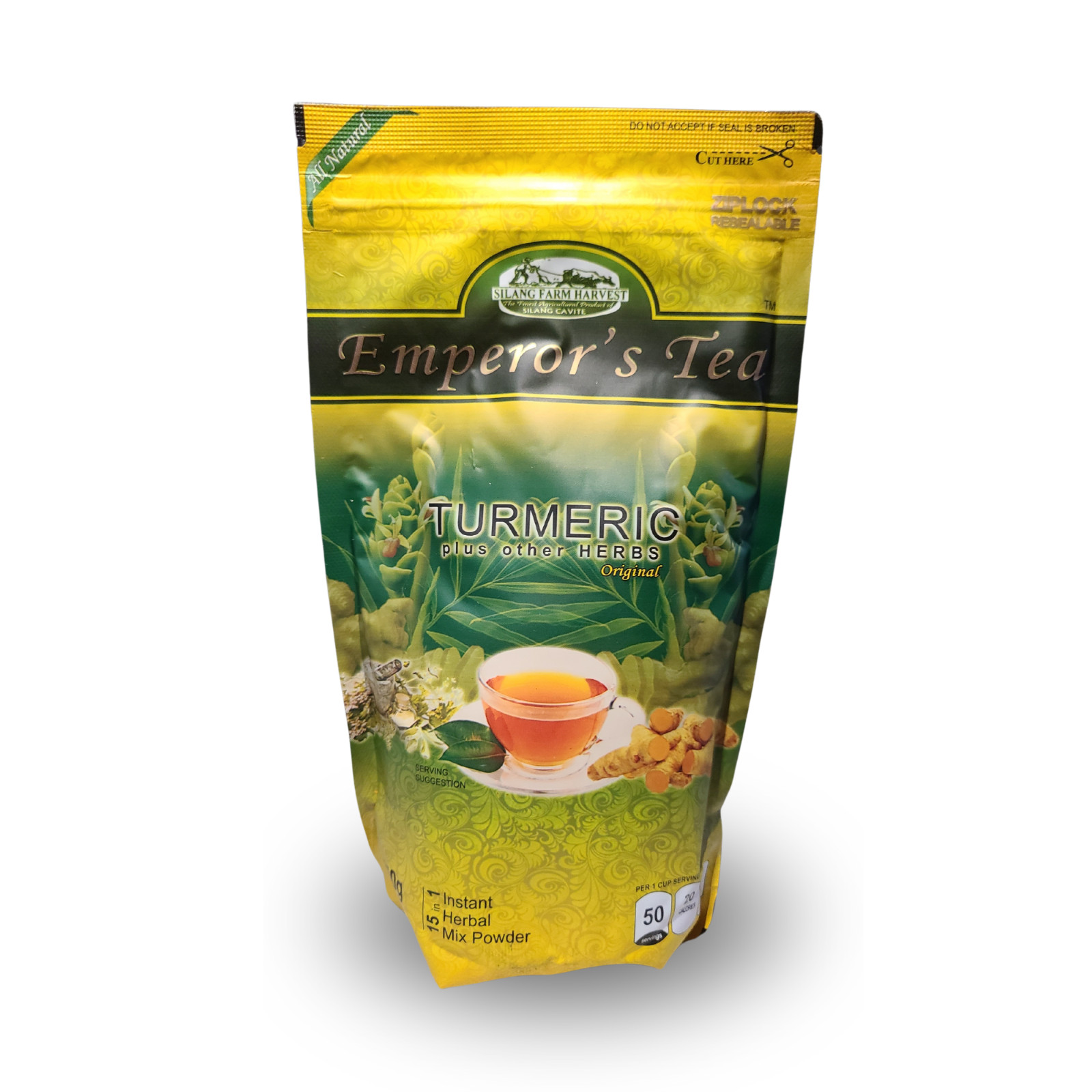2 packs of Emperor’s Turmeric Tea Herbal Mix Powder (15 in 1) 350g FREE SHIPPING