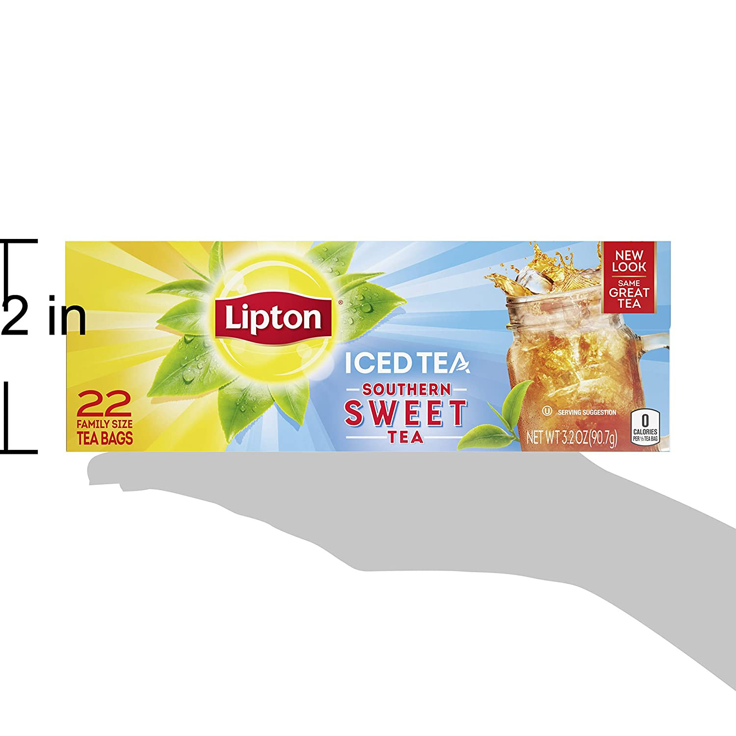 Southern Sweet Iced Tea Bags, Family Size Tea Bags, 132 Total Tea Bags (22Ct – P